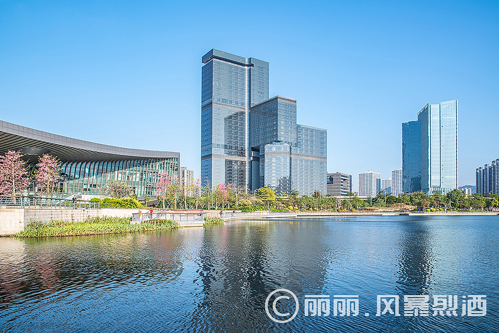 广州南沙自贸区建筑风光摄影