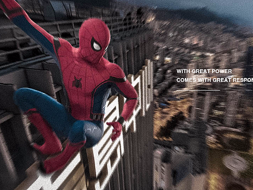 Spider Man In Qingdao