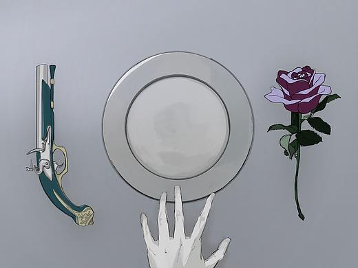 “冷默”插画设计