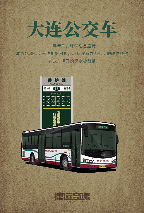 捷运奇缘-我的大连公交车记忆全图