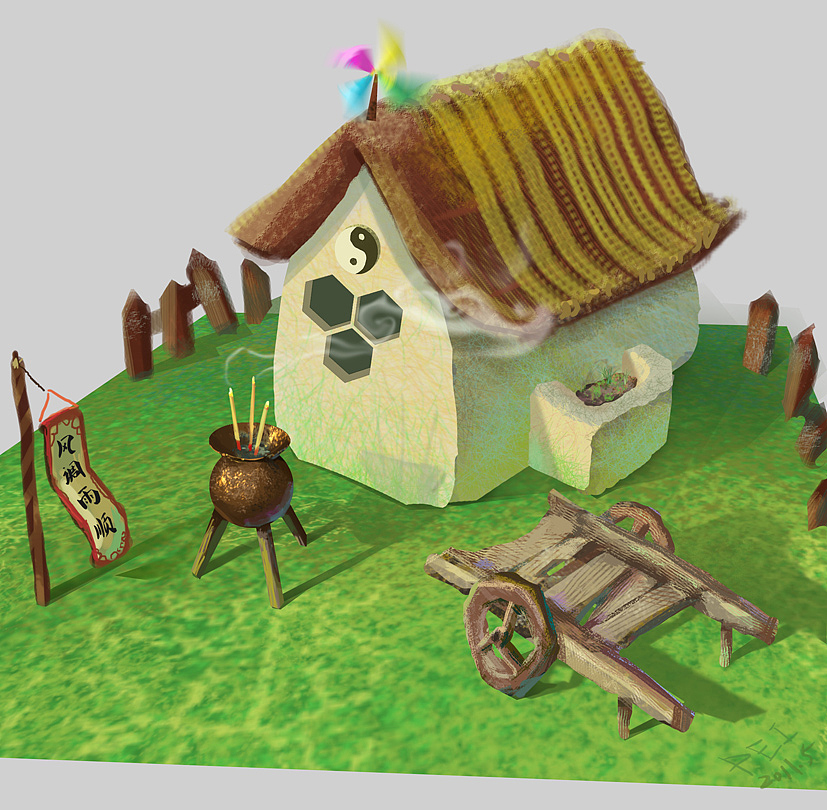 一些場景作業(yè)（圖ZMzA2MzA2MA==） - 商業(yè)插畫 - 站酷設(shè)計師PEIPEI_WONG原創(chuàng)素材 - 站酷ZCOOL