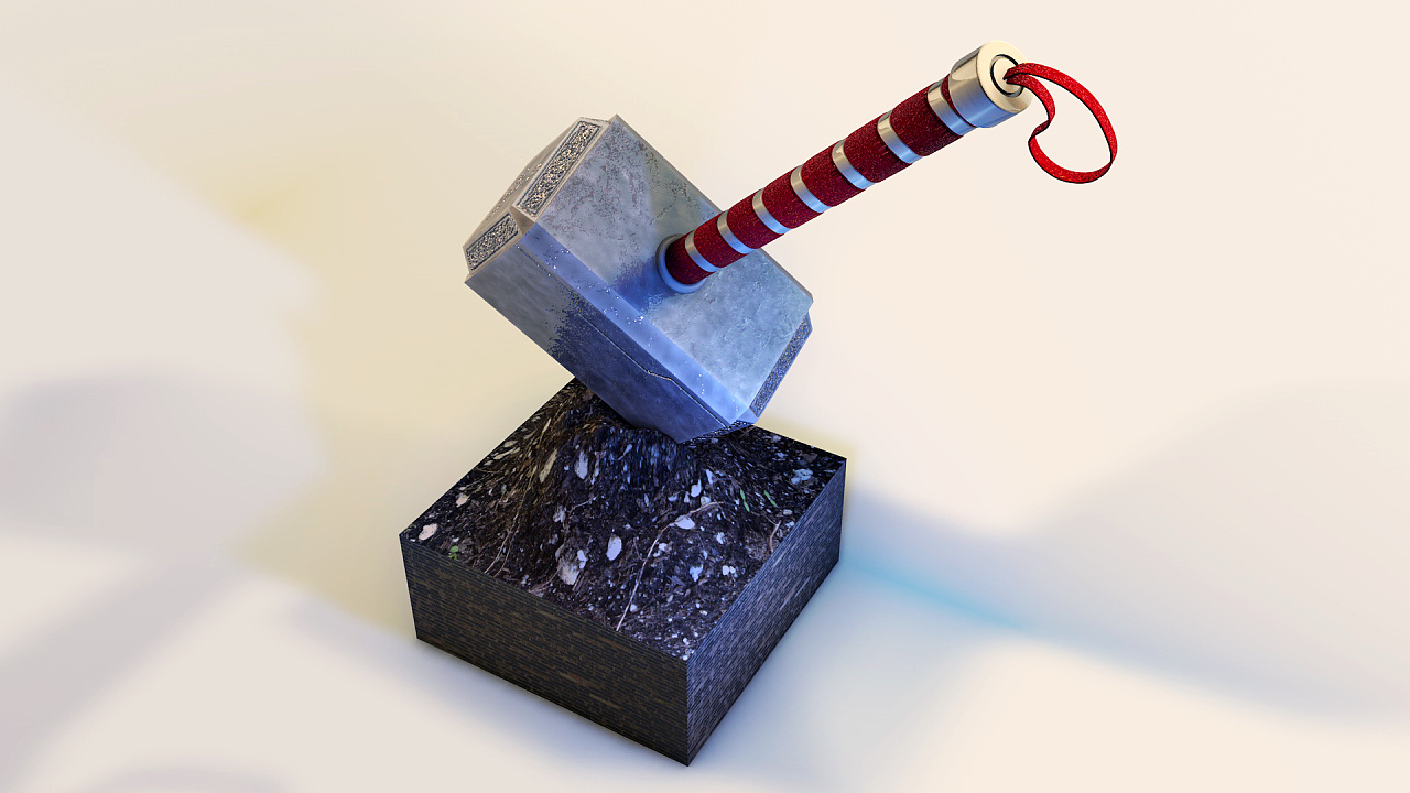 c4d"雷神之锤"练习