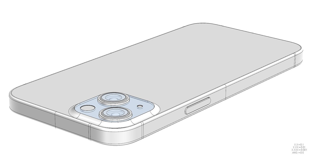 iphone 13 系列(依据官方图纸)手机 3d模型