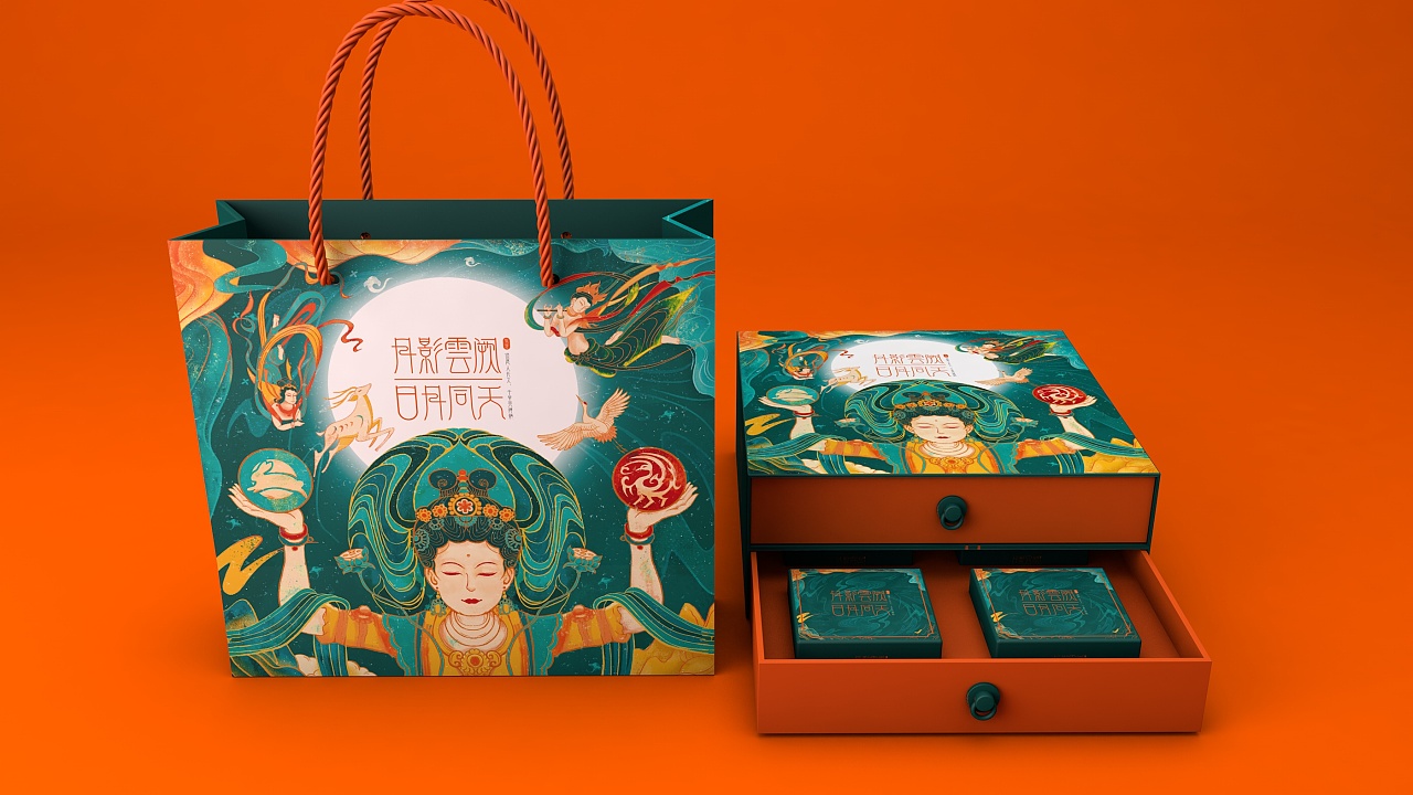 敦煌系列月饼礼盒