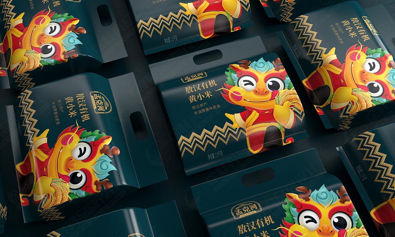 孟克河敖汉小米——徐桂亮品牌设计!