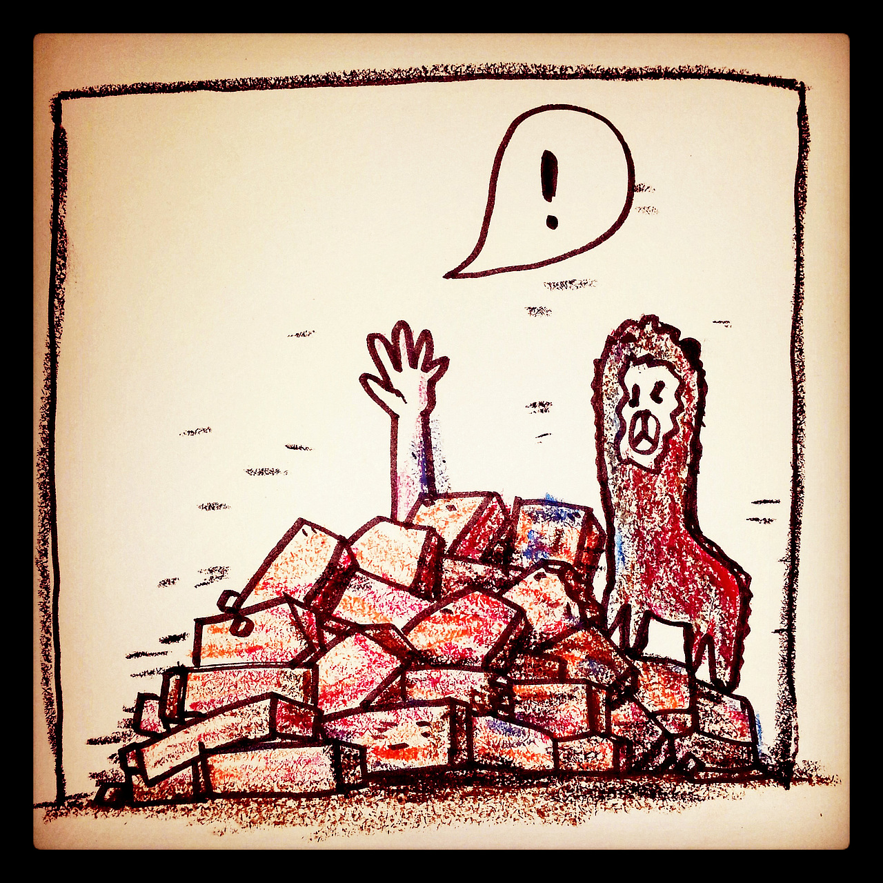 街头屌丝艺术家HERO-画中带刺!