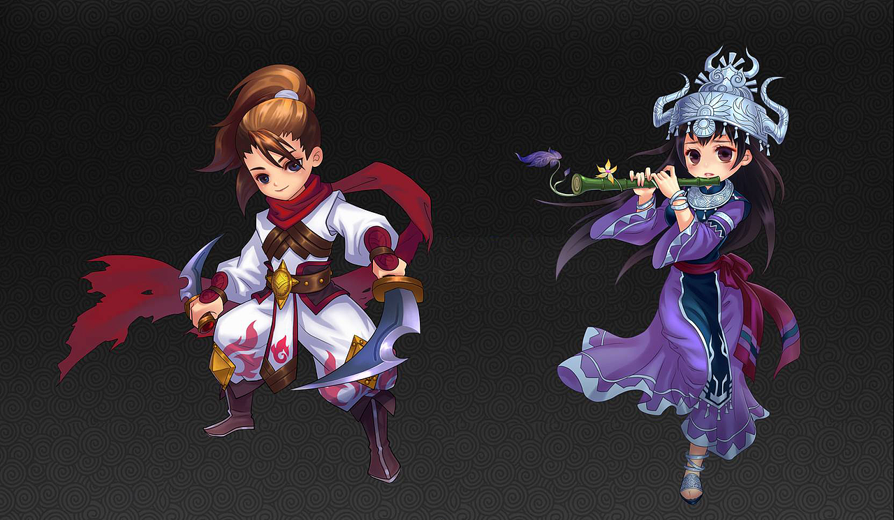 古风q版人物设定