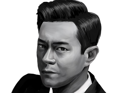 古天乐插画-创作习作73012年前腾讯王卡品牌形象-肥小鹅平面-ip形象