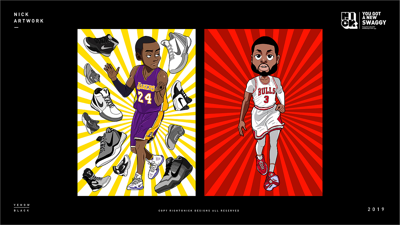 2018-2019插画总结（图ZMTQyNjE1MDU2） - 新锐潮流插画 - 站酷设计师NICK吕先生原创素材 - 站酷ZCOOL