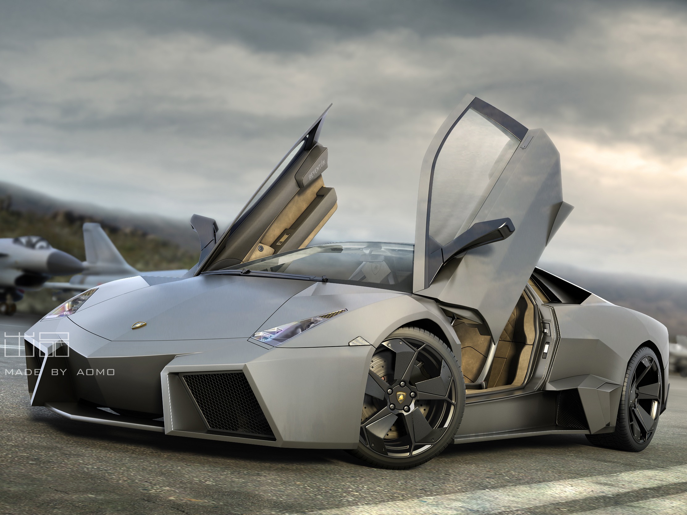 兰博基尼-reventon_傲墨-站酷zcool