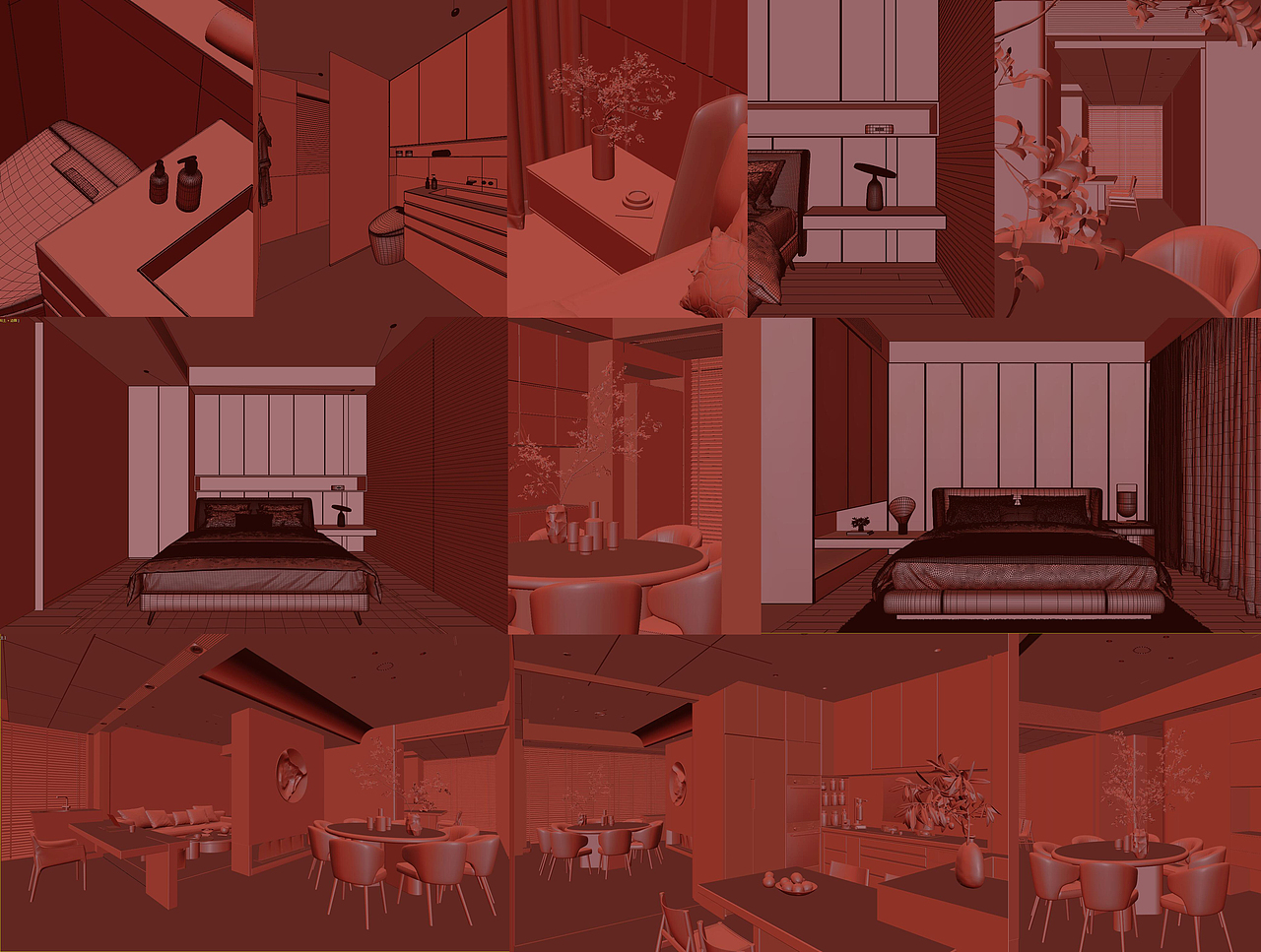 cv视觉表现 家装一套