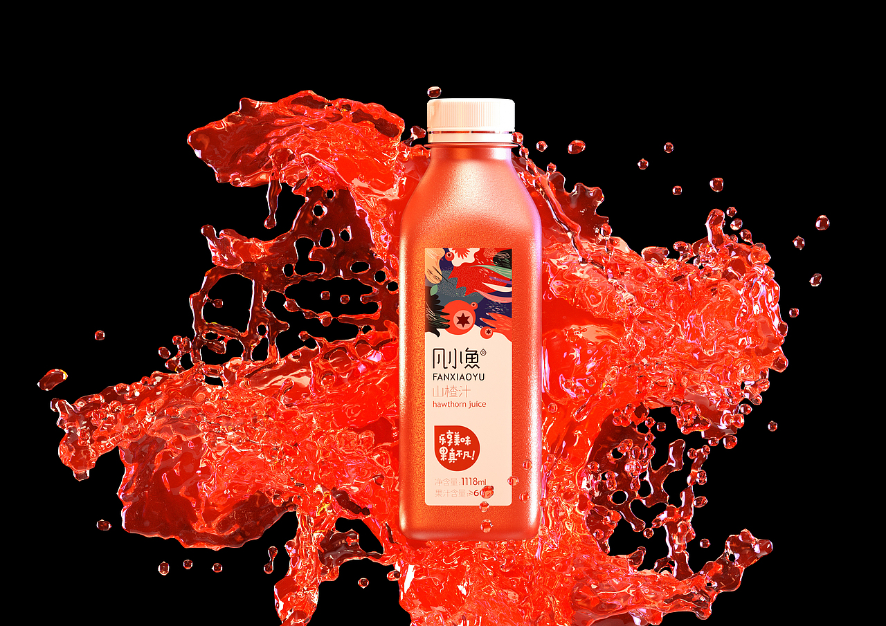 果汁包装设计/一道设计原创作品