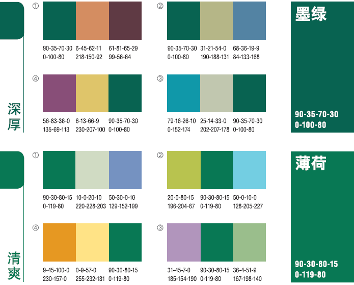 最舒服的颜色搭配方案②