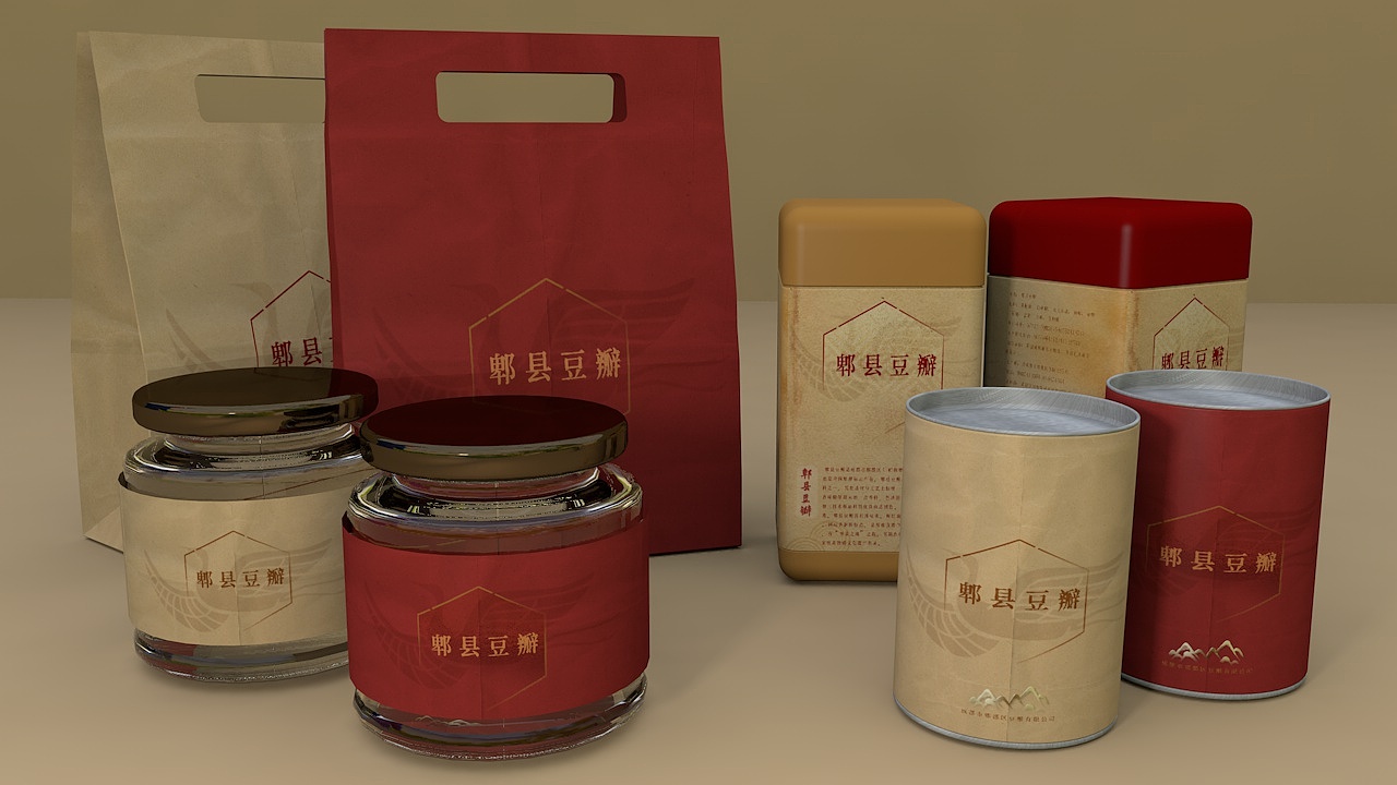 郫县豆瓣包装（图ZMjU1ODYzMDIw） - 包装 - 站酷设计师九央原创素材 - 站酷ZCOOL