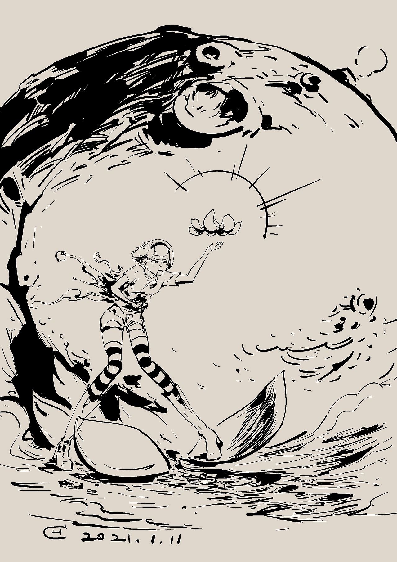 2021年的一些单幅漫画