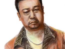 狂飆劇照賈冰（徐江）粉彩筆肖像