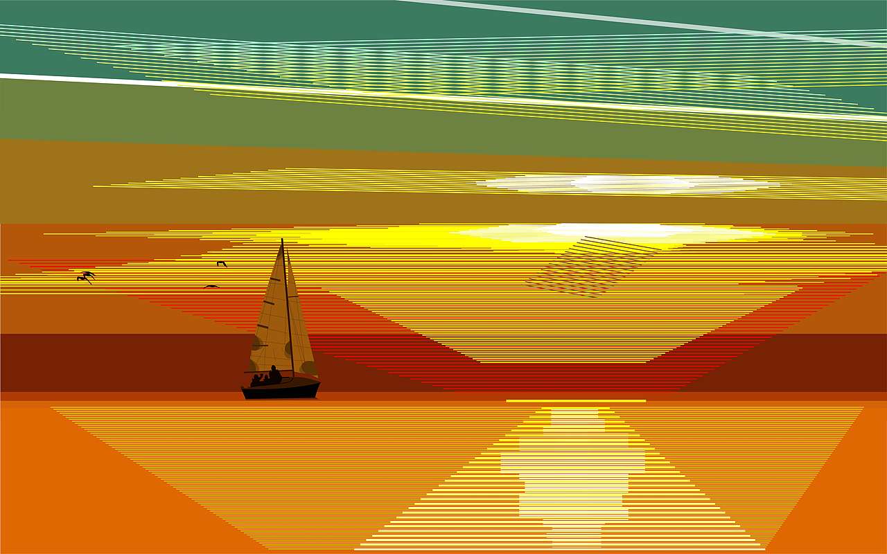 风景插画（图ZNzk2MzAxMTY=） - 创作习作 - 站酷设计师Nina0331原创素材 - 站酷ZCOOL