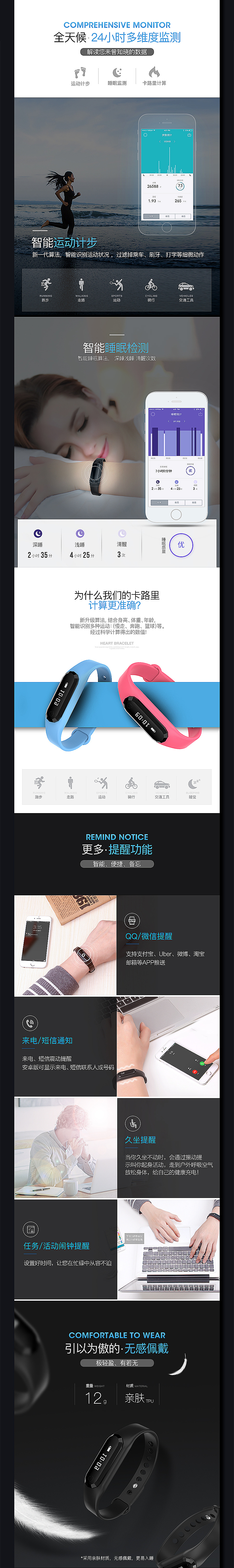 手环详情页（图ZNTIzNDEzODA=） - 电商 - 站酷设计师fan凡原创素材 - 站酷ZCOOL