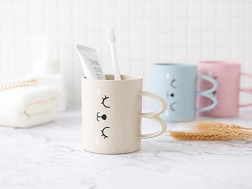 眯眯眼漱口杯详情页