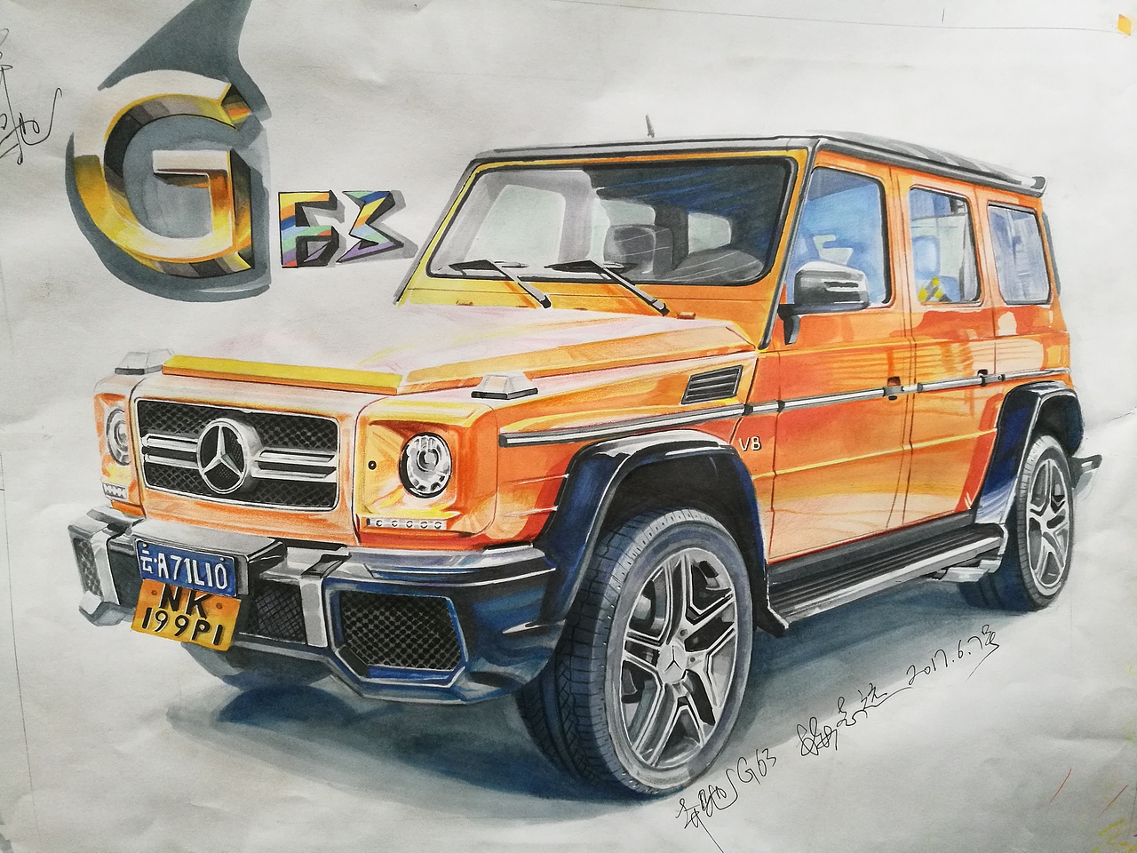 汽车插画（图ZMTAyNTgxMjAw） - 创作习作 - 站酷设计师方至原创素材 - 站酷ZCOOL