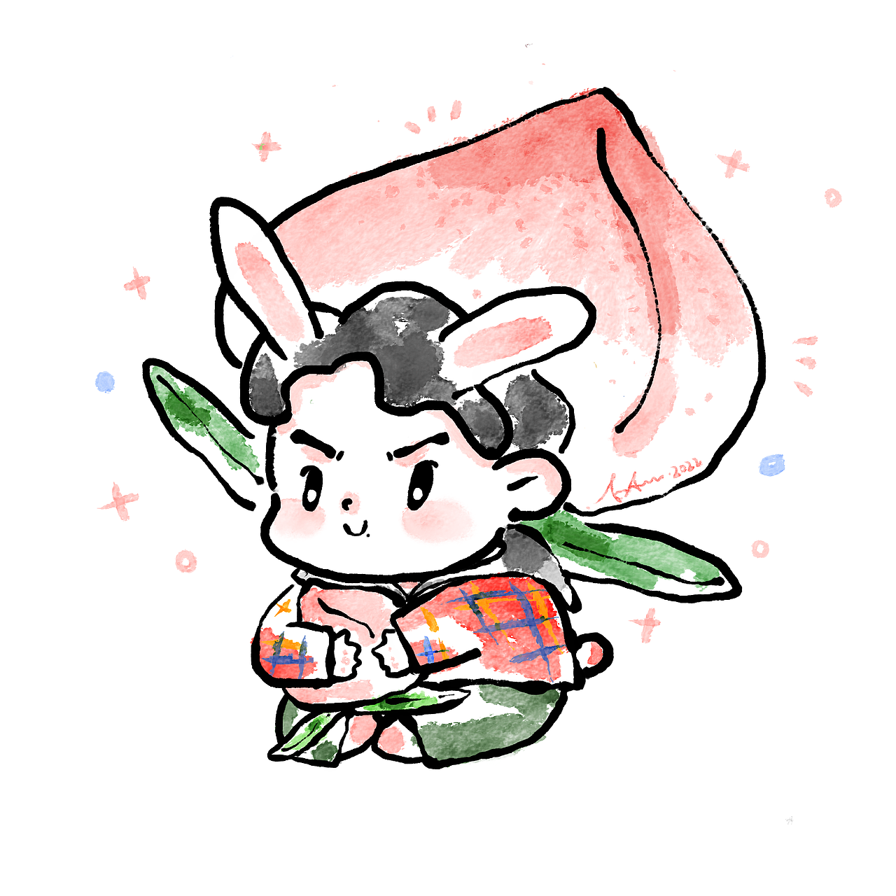 水彩Q版（图ZMzE3MDYzODUy） - 儿童插画 - 站酷设计师二跳原创素材 - 站酷ZCOOL