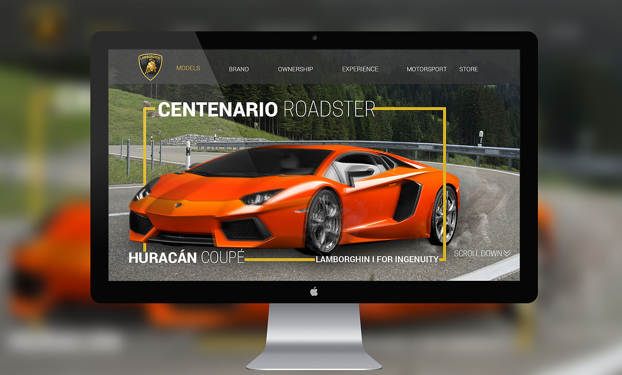 Lamborghini蘭博基尼官網(wǎng)改版設(shè)計(jì)（圖ZNjU3OTQ5NjQ=） - 企業(yè)官網(wǎng) - 站酷設(shè)計(jì)師CInUI原創(chuàng)素材 - 站酷ZCOOL