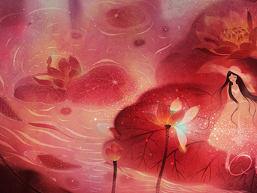 夏荷（個人主頁-ZNTYzMzczNDg=） - 兒童插畫 - 站酷設(shè)計師小布吉原創(chuàng)素材 - 站酷ZCOOL