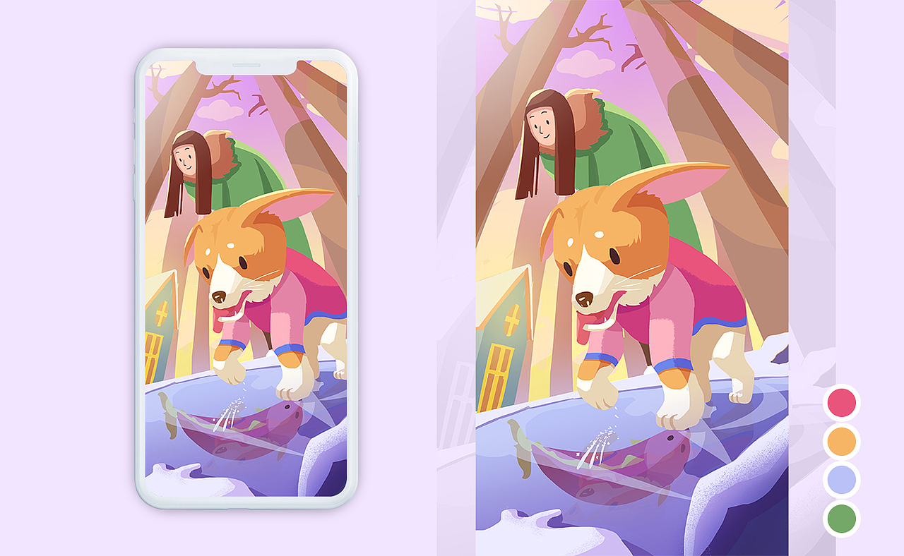 节气运营插画小结（图ZMjgwMzAzNjQ0） - 创作习作 - 站酷设计师三点水pp原创素材 - 站酷ZCOOL