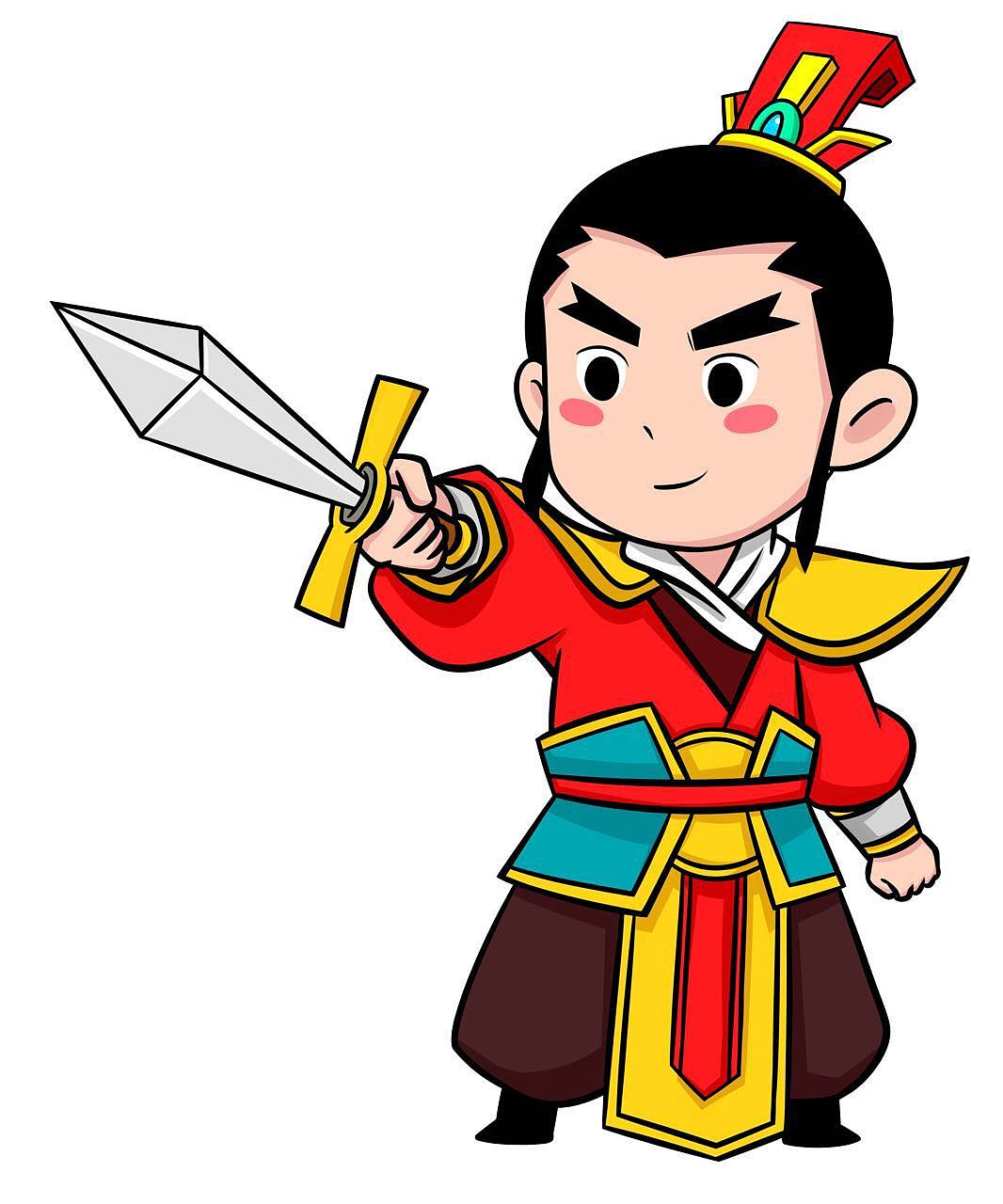 Q版三国卡通形象（图ZMTY4NjQ1OTM2） - 商业插画 - 站酷设计师鬼画桃符的李缤倩原创素材 - 站酷ZCOOL