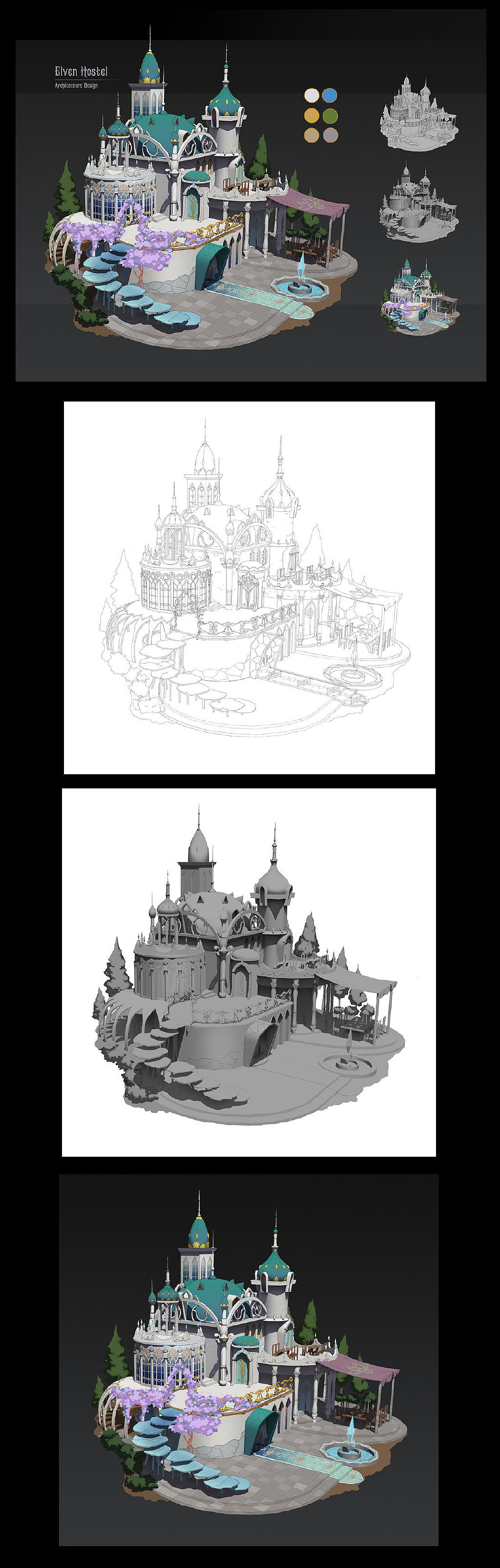 【铁皮人CG艺术】场景班同学练习作业（非商用）