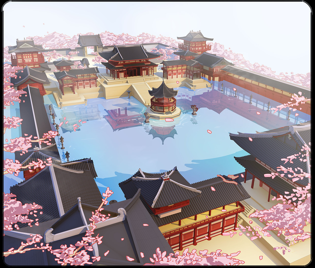 之前的漫画背景图~