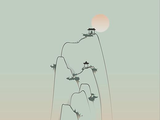 山（个人主页-ZNDQzODQzNzI=） - 艺术插画 - 站酷设计师蛮子REN原创素材 - 站酷ZCOOL