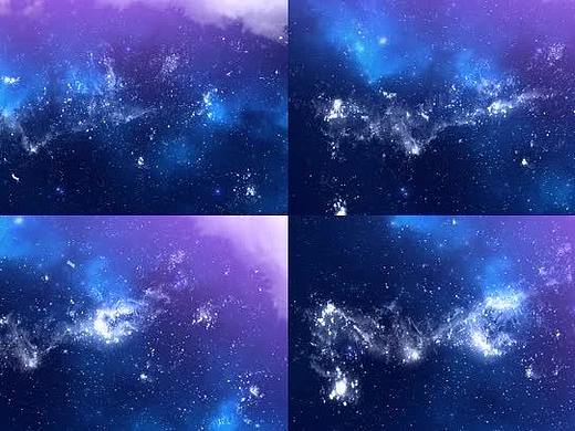 文旅夜游光影秀全息星云