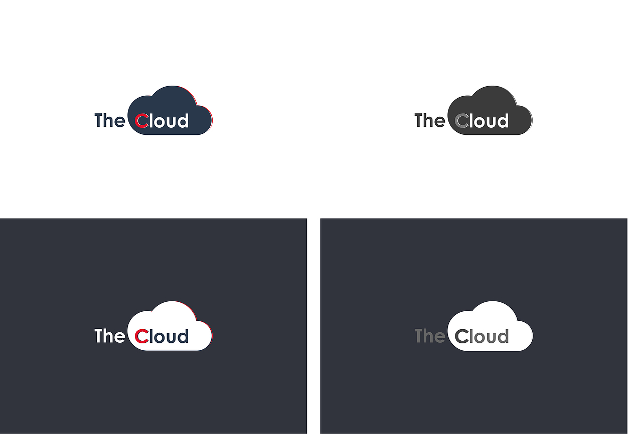 The Cloud logo设计（图ZMTEyODU5ODA0） - Logo - 站酷设计师teaser紫式部原创素材 - 站酷ZCOOL