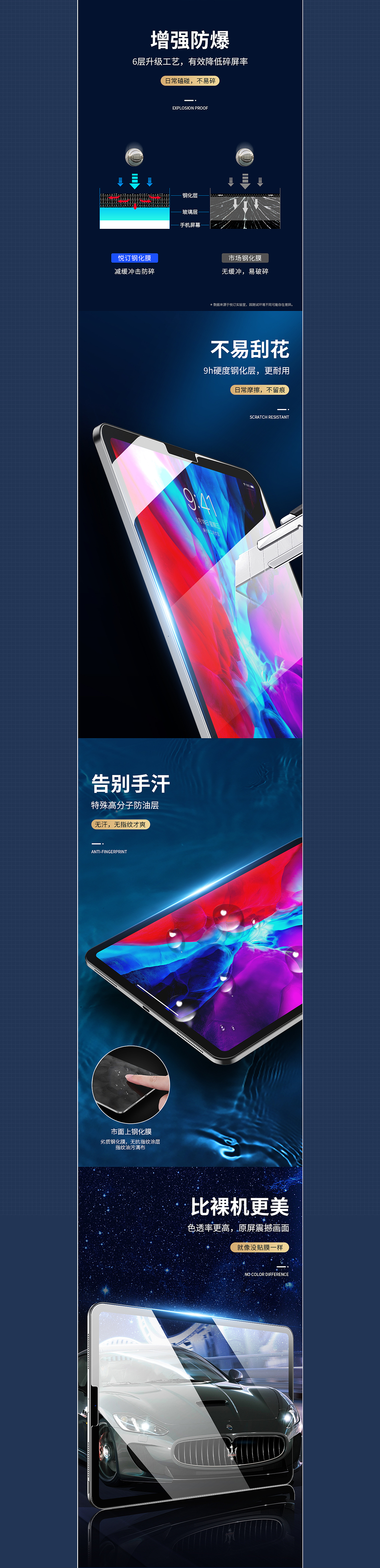 详情页x2【磁吸头收纳器&iPad防爆钢化膜】（图ZMjQ1Njc2Nzg0） - 电商 - 站酷设计师小鑫同学x原创素材 - 站酷ZCOOL