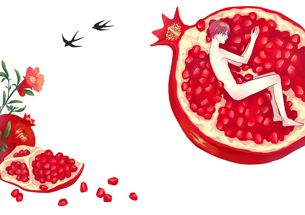 石榴（图ZNTIxNjA1MTY=） - 创作习作 - 站酷设计师Acaio原创素材 - 站酷ZCOOL