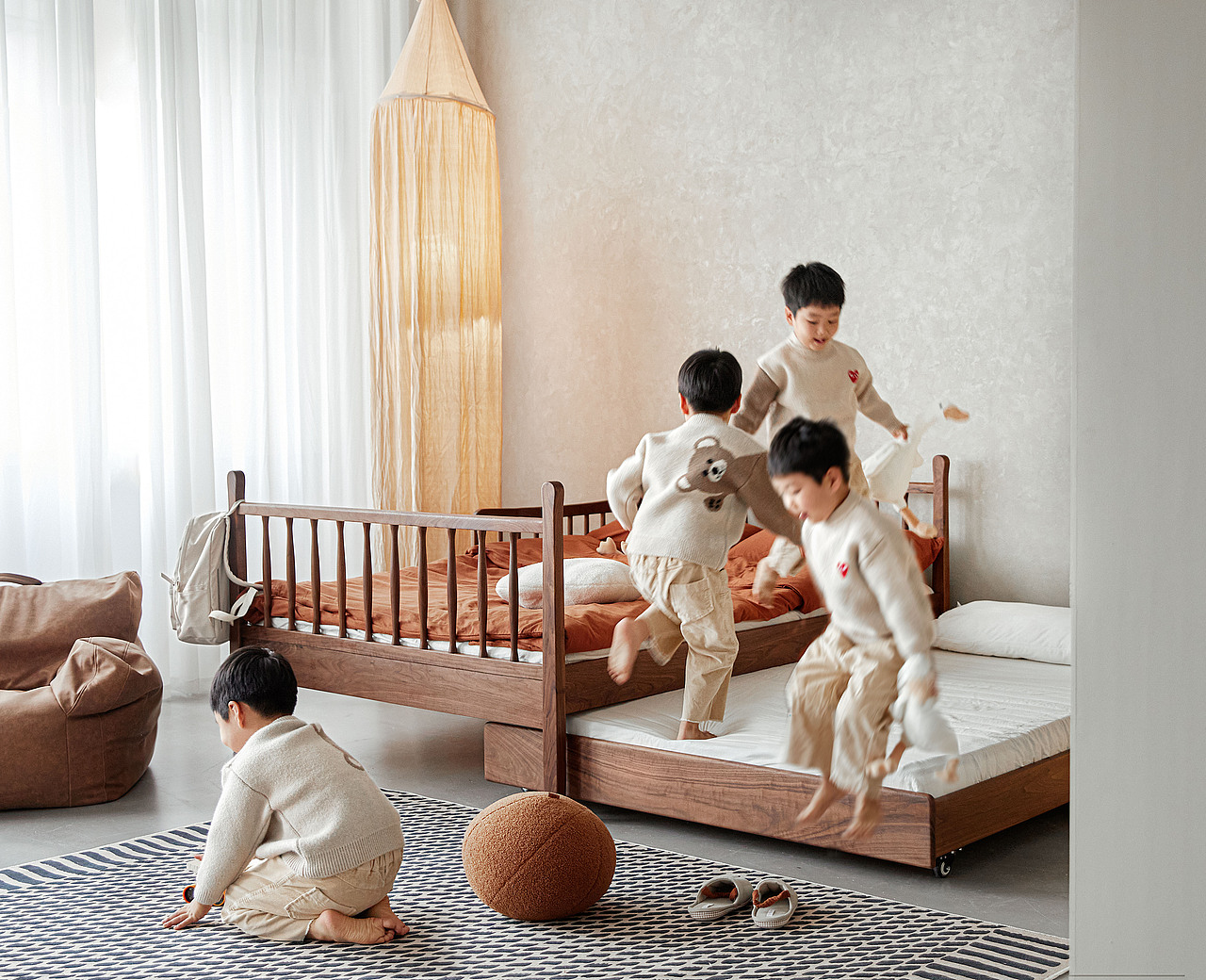 实木子母床，送给儿童房zui珍贵的礼物（图ZMjgwODM2NTY4） - 生活用品 - 站酷设计师朴愫木作原创素材 - 站酷ZCOOL