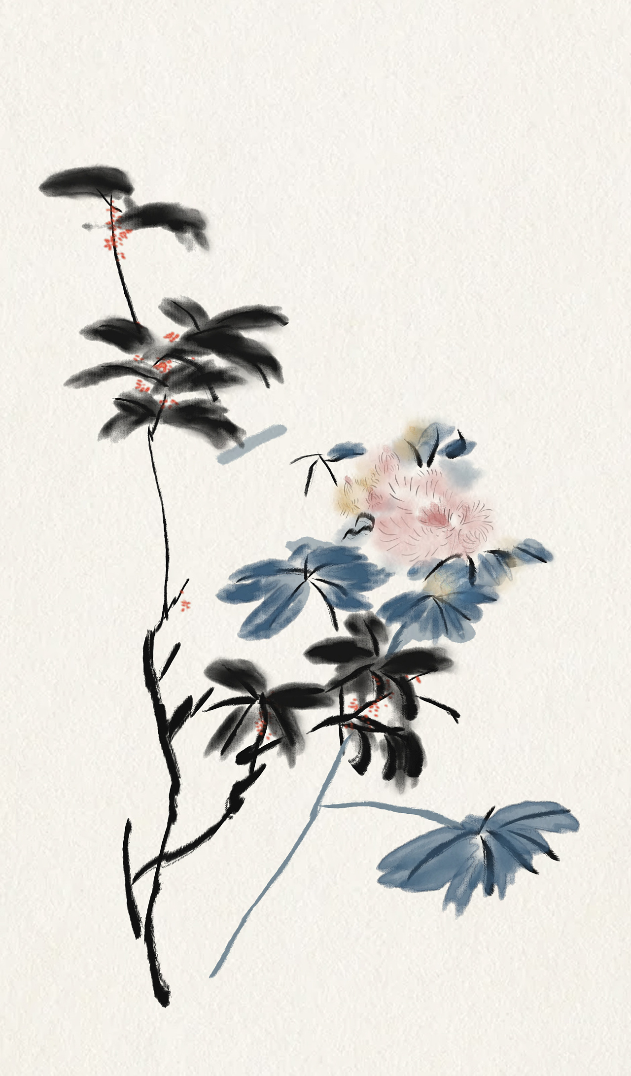 数字国画水墨板绘练习