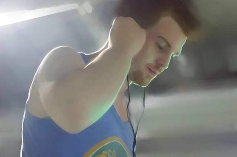 一个外国小伙儿