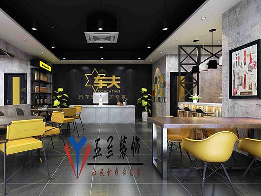 合肥汽车美容店装修，合肥汽车美容店设计。