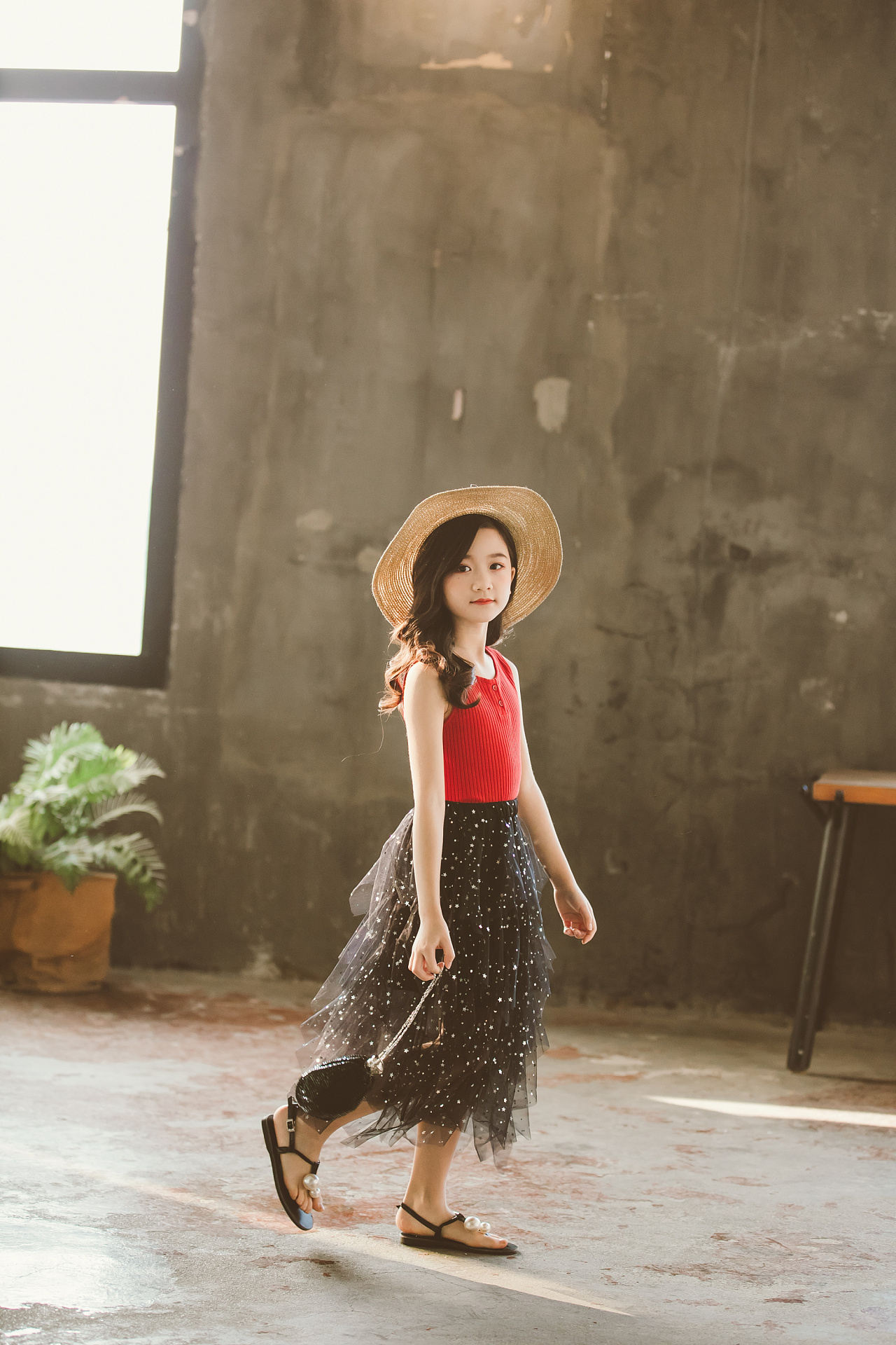 童装拍摄 淘宝模特拍摄 女童儿童服装拍摄