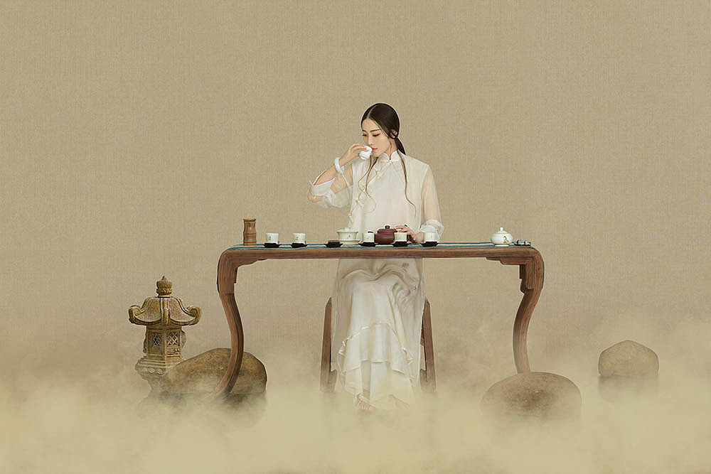 摄影师杨子坤作品——个人高定中国风写真——大树时尚