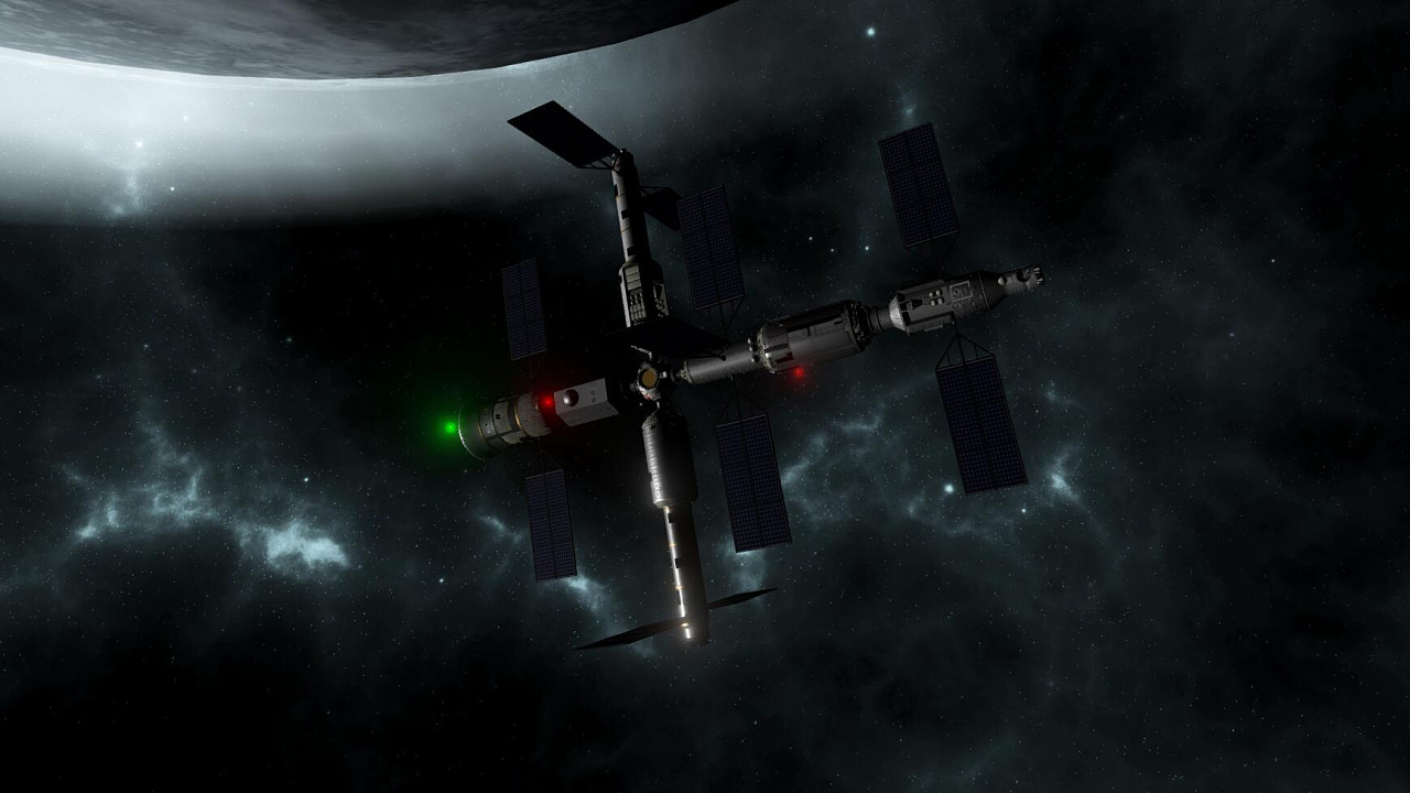 空间站模拟|三维|场景|侧耳倾听77 - 原创作品 - 站酷 (zcool)