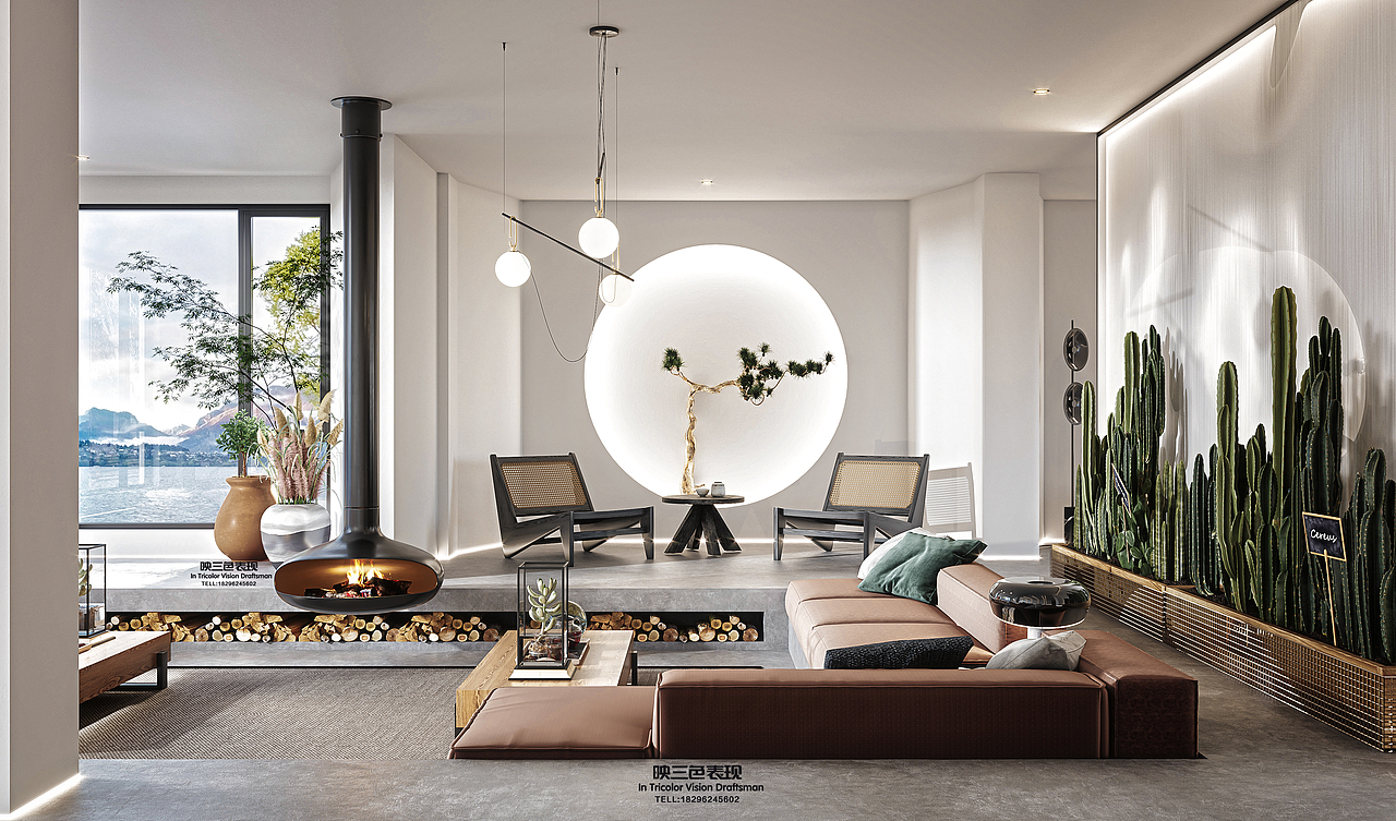 泸沽湖系列-休闲区（图ZMjAxMzAyMjU2） - 家装设计 - 站酷设计师映三色视觉表现原创素材 - 站酷ZCOOL