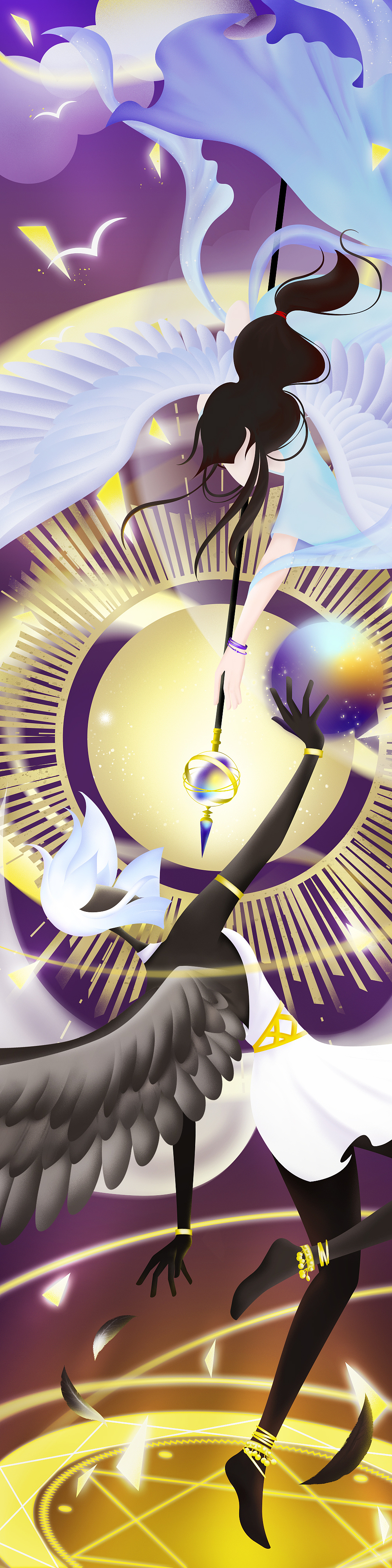 碰撞 | 天使大战（图ZMjYxMzE0MDg4） - 创作习作 - 站酷设计师妖妖VERONICA原创素材 - 站酷ZCOOL