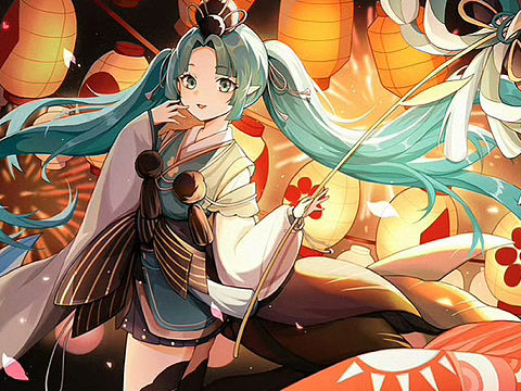 画了一个阴阳师的角色插图