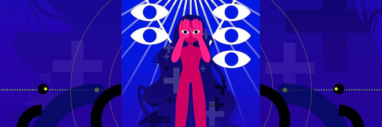 《》闭上眼才能看的见（图ZMTk2NDM4NjYw） - 艺术插画 - 站酷设计师edward203原创素材 - 站酷ZCOOL