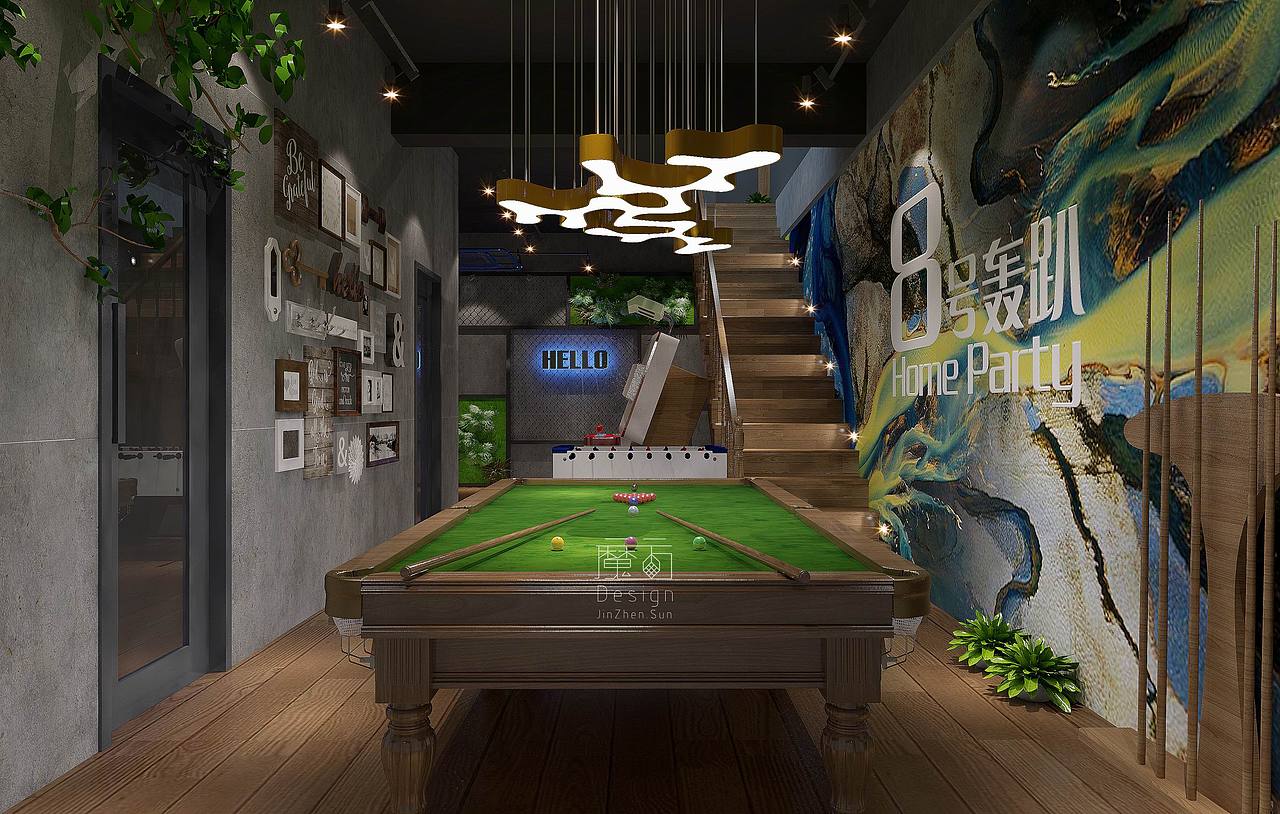 8号轰趴馆空间设计