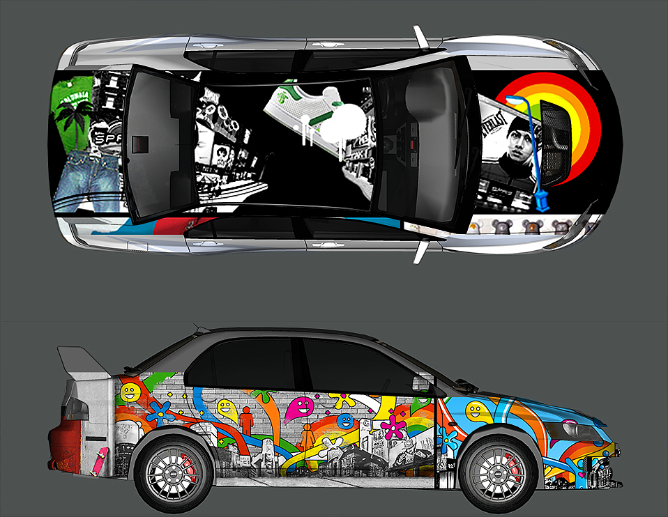 嘻哈的城市 嘻哈的赛车