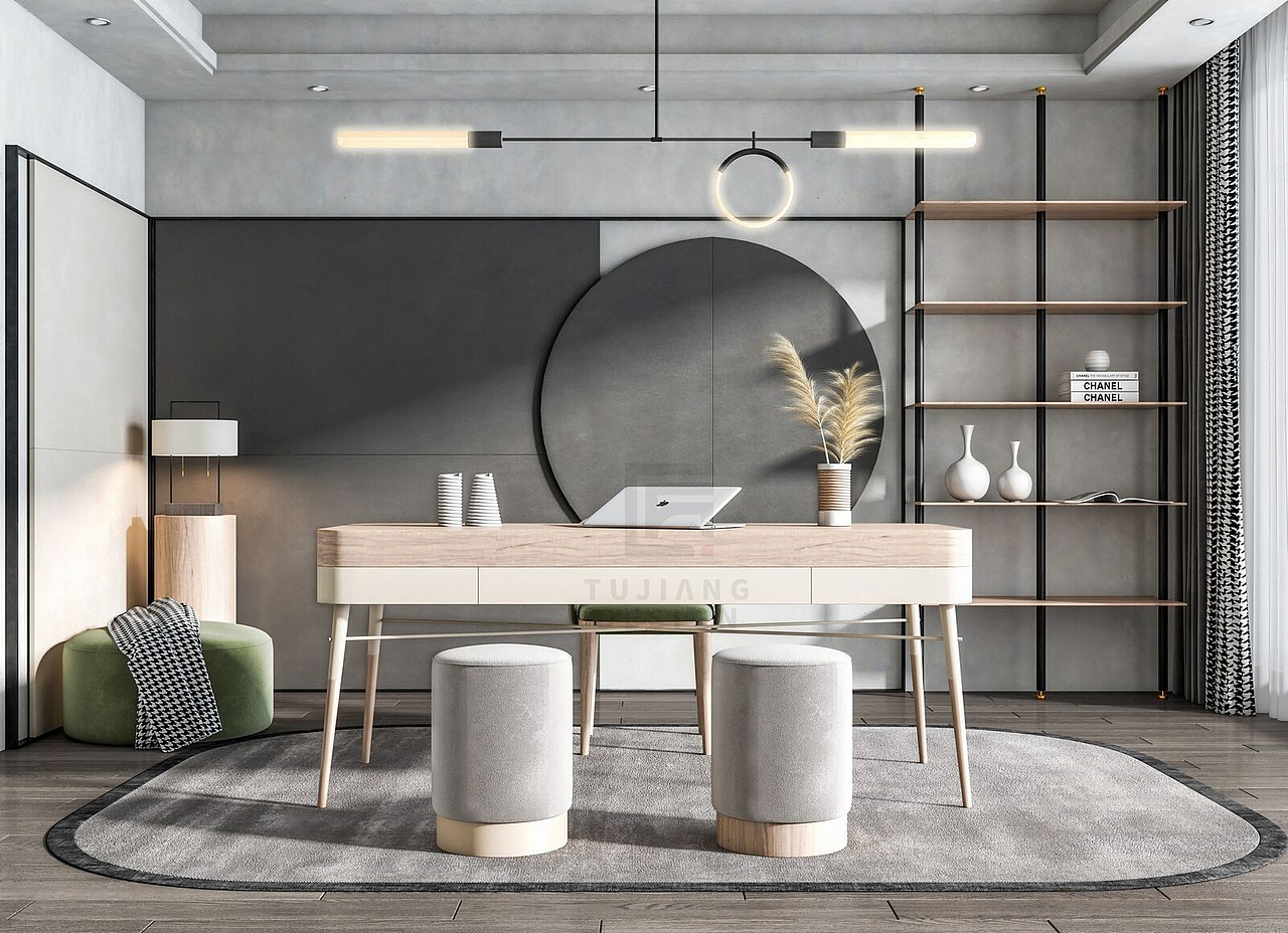 打造北欧风书房,静享雅致书香好时光~